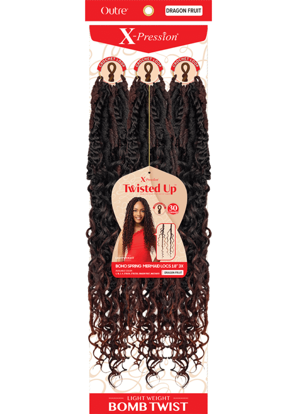 3x Boho Mermaid Locs 18 inches - Image 3