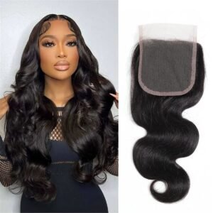 4x4 Transparent Closure Body Wave