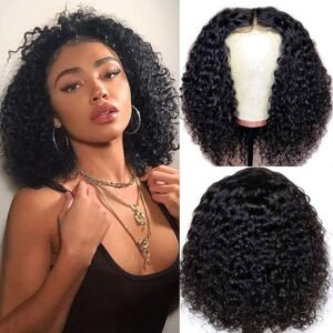 Curly Bob Wig - Natural Color