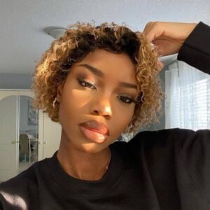 Curly Pixie Wig